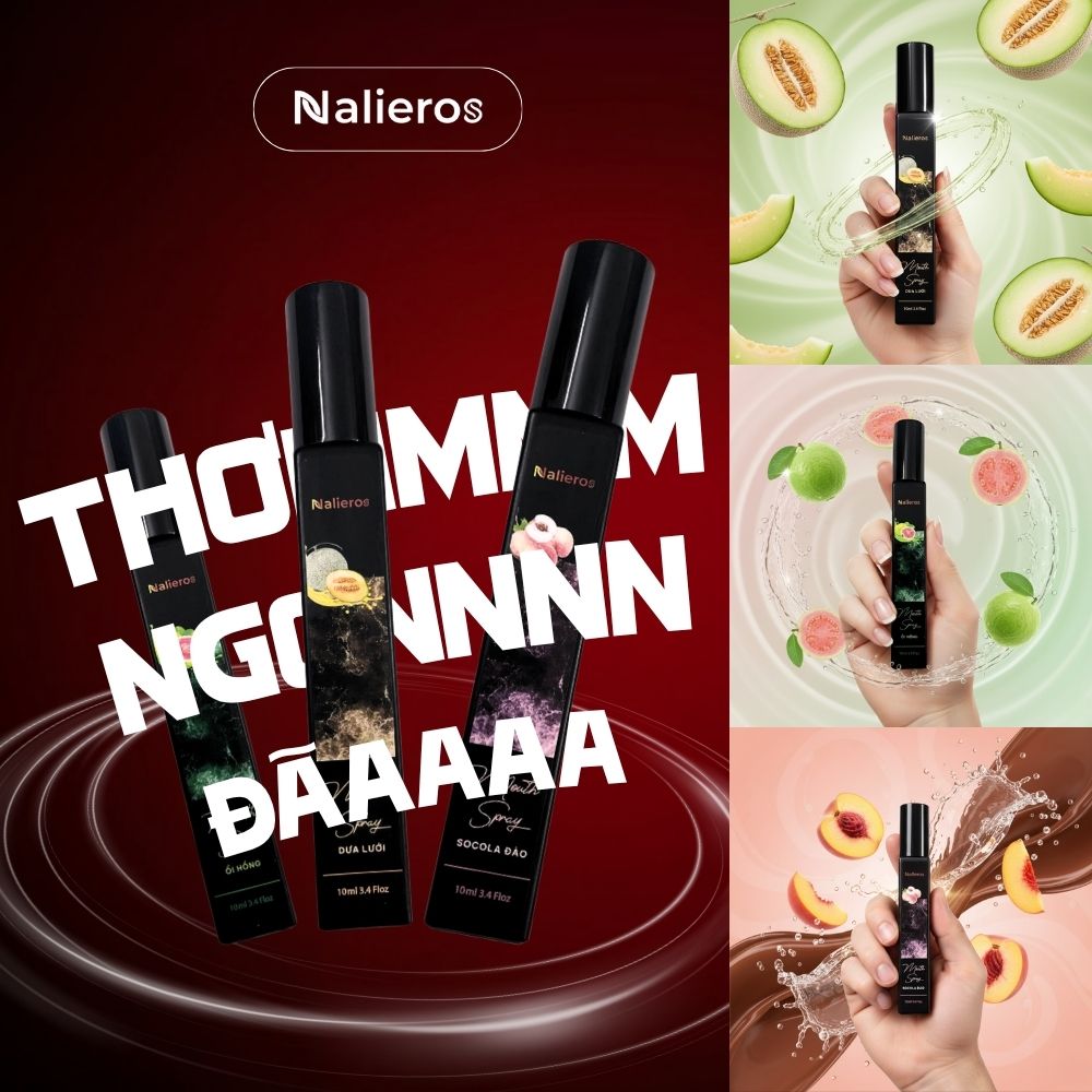 Xịt Thơm Miệng Nalieros 10ml Chính Hãng