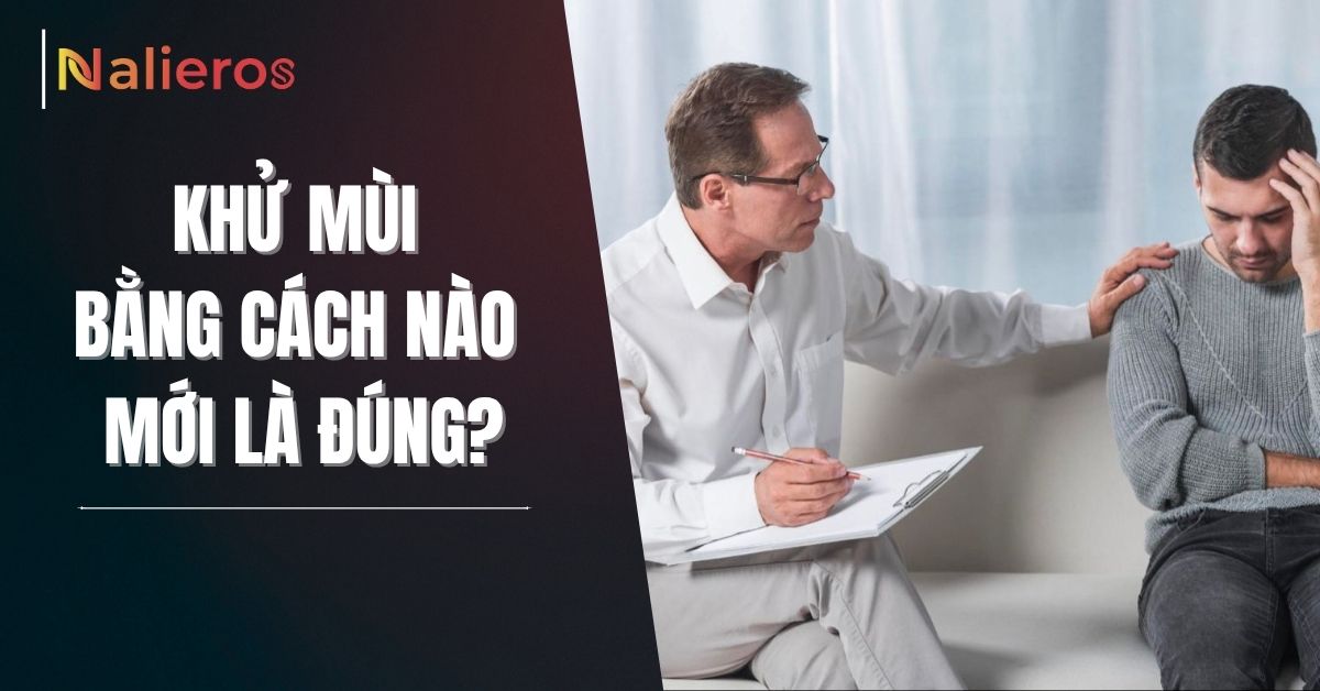 Dung dịch vệ sinh nam Nalieros không chọn cách “tạo mùi thơm”.