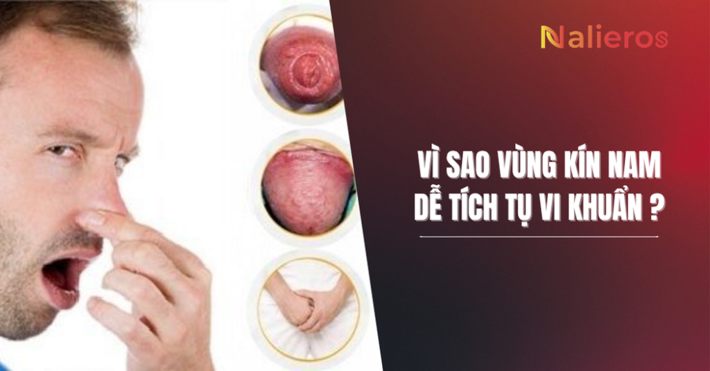 Vì sao vùng kín nam dễ tích tụ vi khuẩn có nên dùng dung dịch vệ sinh.